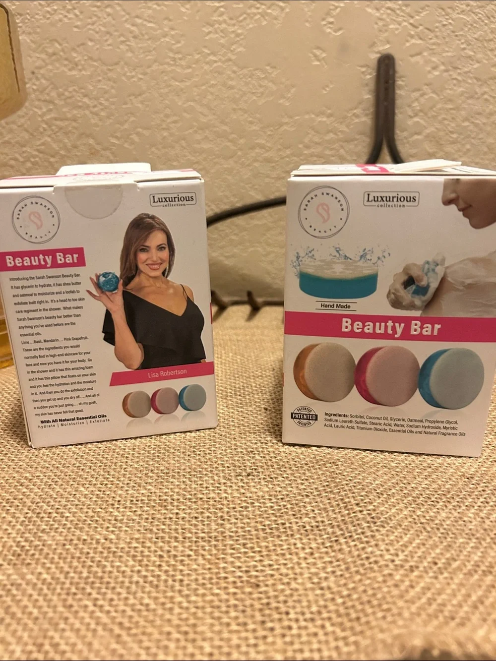 Beauty Bar Exfoliating Set - Pink & Cream